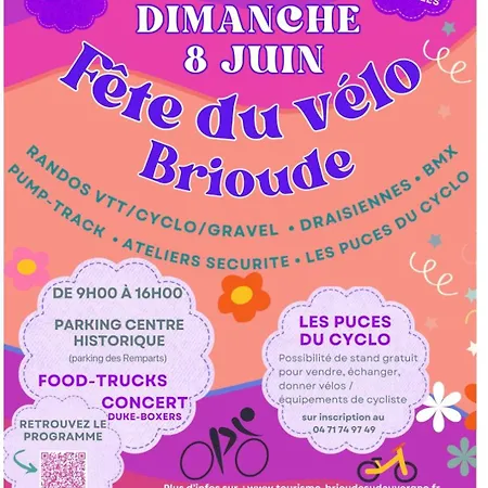 Chez Vous... A La Chanoinerie Apartment Brioude